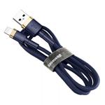 Baseus datový kabel Cafule Lightning 1m 2,4A zlato-modrý 6953156290754