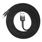 Baseus datový kabel Cafule Lightning 2m 1,5A šedo-černý 6953156275010