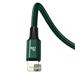 Baseus datový kabel Rapid 3v1 USB-C/microUSB, Lightning, USB-C 1,5m PD 20W zelený 6953156204300
