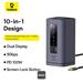 Baseus Dokovací stanice Spacemate 10v1 (USB-C PD 100W, USB-C, 2x USB-A, 2x HDMI) šedá 6932172663056