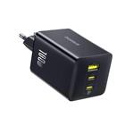 Baseus EnerFill FE11 Fast Nabíječka USB-A + USB-C + USB-C 100W Cosmic Black 6932172690632