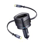 Baseus Enjoyment Max Nabíječka do Auta USB-C/USB-C 60W Cosmic Black 6932172682576