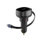 Baseus Enjoyment Pro Nabíječka do Auta USB-C 60W Cluster Black 6932172641658