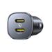 Baseus GoTrip Nabíječka do Auta 2x USB-C 30W Cosmic Black 6932172687243