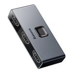 Baseus Matrix HDMI Splitter 2v1 / 1v2 šedá CAHUB-BC0G
