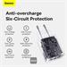 Baseus nabíječka do sítě Compact 3xUSB 17W černá 6932172606961