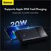 Baseus power banka Star-Lord 30000 mAh 22,5W USB/USB-C černá 6932172620714