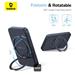 Baseus Powerbanka PicoGo Qi2 s otočným stojanem a bezdrátovým nabíjením 5000mAh 20W USB-C černá 6932172677619