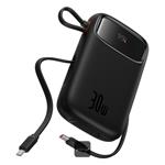 Baseus Powerbanka Qpow2 20000mAh 30W s USB-C kabelem černá 6932172667764