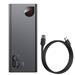 Baseus PPIMDA-D01 Adaman Digital Display Powerbanka 20000mAh 65W Black 6953156204324