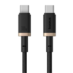 Baseus Rychlonabíjecí kabel Dura USB-C/USB-C 1m 100W černo zlatý 6932172669836
