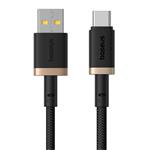 Baseus Rychlonabíjecí kabel Dura USB/USB-C 1m 60W černo zlatý 6932172669935