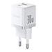 Baseus Rychlonabíječka do sítě Palm 30W 1xUSB-A 1xUSB-C PD QC 3.0 bílá 6932172672485
