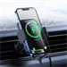 Baseus SUDD000001 Halo Electric Držák Telefonu s Bezdrátovým Nabíjením 15W Black 6932172614263