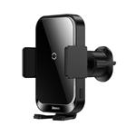 Baseus SUDD000001 Halo Electric Držák Telefonu s Bezdrátovým Nabíjením 15W Black 6932172614263