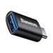 Baseus ZJJQ000001 Ingenuity Mini OTG Adaptér z USB-A na USB-C Black 6932172605643