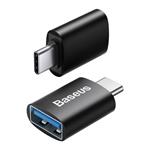 Baseus ZJJQ000001 Ingenuity Mini OTG Adaptér z USB-A na USB-C Black 6932172605643