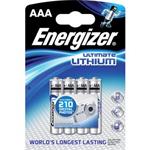 BAT ULTIMATE LITH FR03/4 4xAAA ENERGIZER 1ks