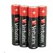 Batéria alkalická, AAA, 1.5V, Verbatim, blister, 10-pack, 49874, cena za 1 ks batérie