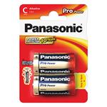 Batéria alkalická, malý monočlánok, C, 1.5V, Panasonic, blister, 2-pack, 225999, Pro Power LR14PPG/2BP