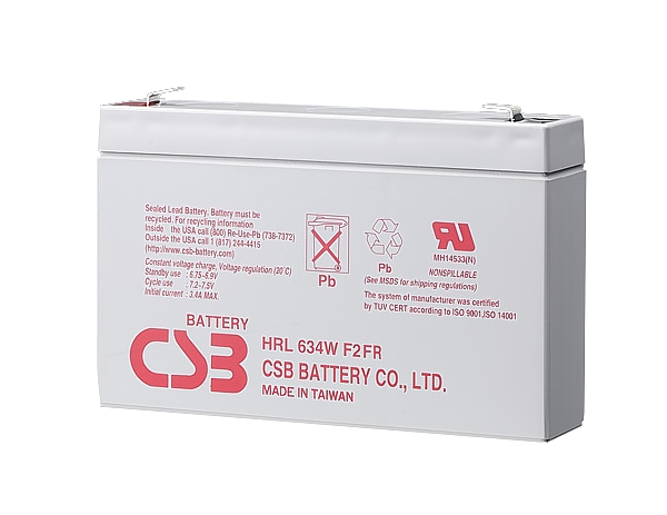 Batéria Avacom CSB 6V 9Ah olověný akumulátor HighRate (8 let) F2 - neoriginální PBCS-6V009-F2AHL