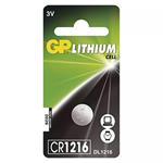 Batéria líthiová, CR1216, 3V, GP, blister, 1-pack