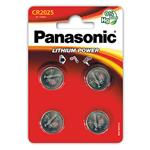 Batéria líthiová, CR2025, 3V, Panasonic, blister, 4-pack