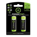 Batéria Ni-MH, AA nabíjacie, 1.2V, 2500mAh, Powerton, blister, 2-pack AB003WPNAAB2