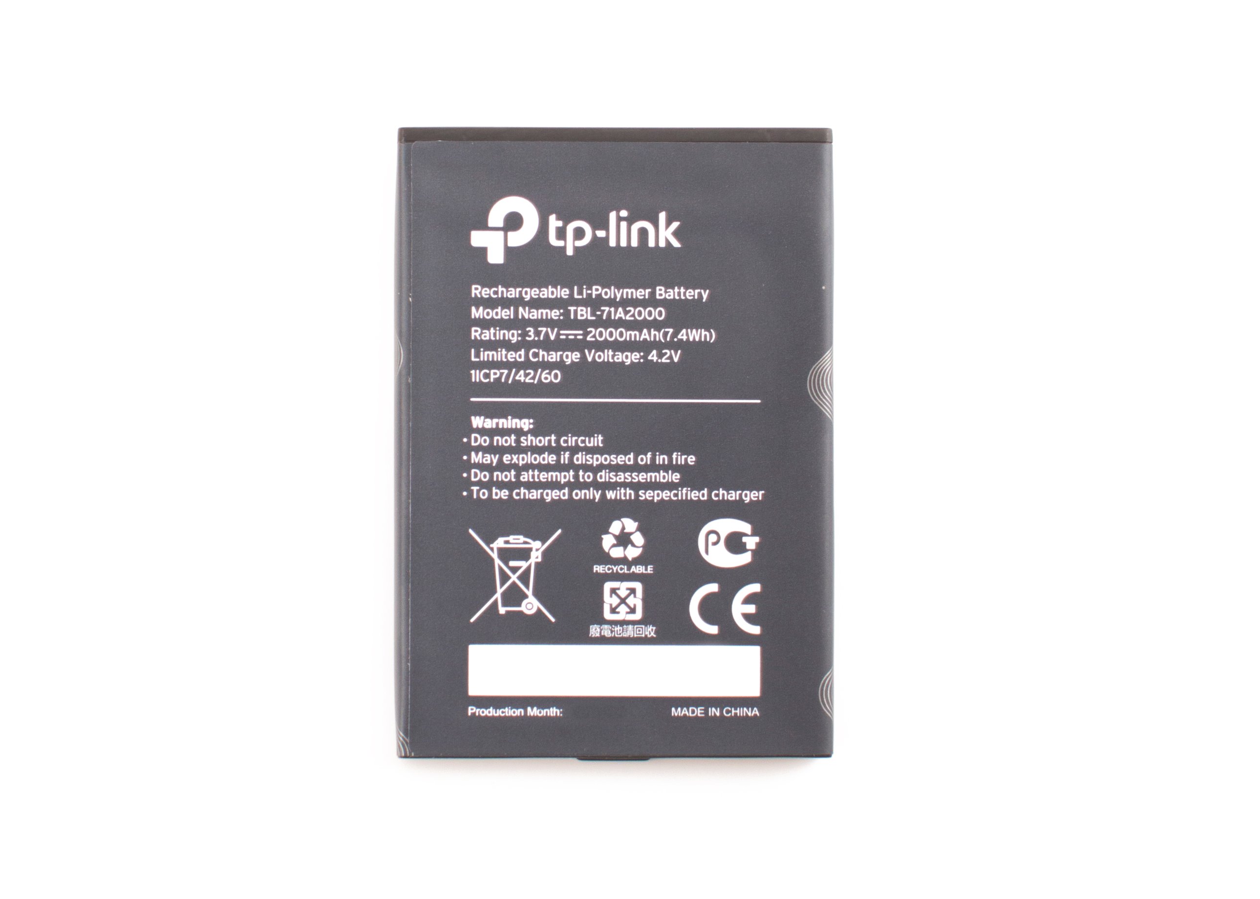 Batteria Router TP-Link Batteria Ricambio TBL-71A2000 Per Router