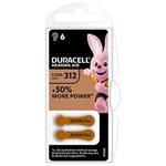 Batéria zinko-vzdušná, do naslúchadiel, Duracell, blister, 6-pack, 42433
