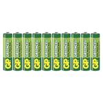 Batéria zinkochloridová, AAA, 1.5V, GP, fólia, 10-pack, Greencell