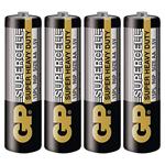 Batéria zinkouhlíková, AA, 1.5V, GP, fólia, 4-pack, Supercell