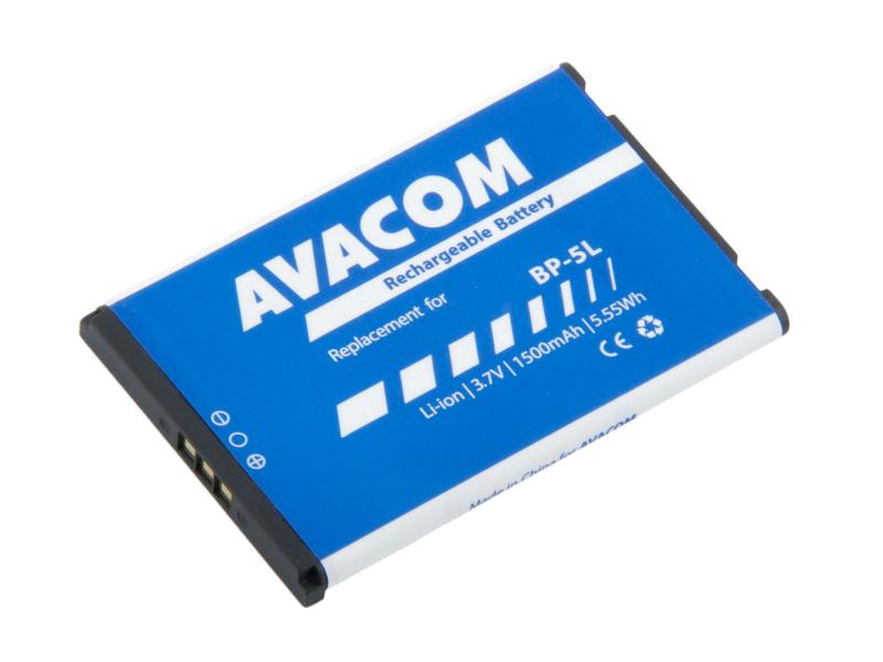Baterie AVACOM GSNO-BP5L-S1500 do mobilu Nokia 9500, E61 Li-Ion 3,7V 1500mAh (náhrada BP-5L)