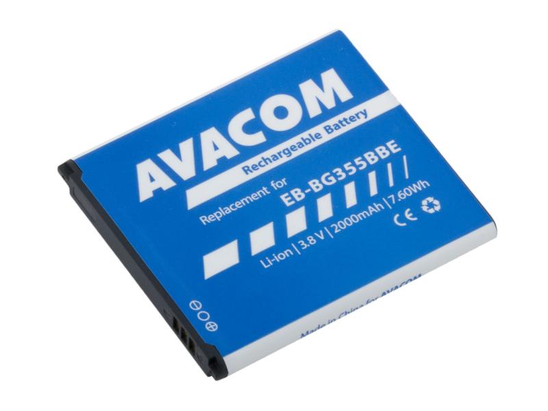 Baterie AVACOM GSSA-G355-S2000 do mobilu Samsung Core 2 Li-Ion 3,8V 2000mAh, (náhrada EB-BG355BBE)