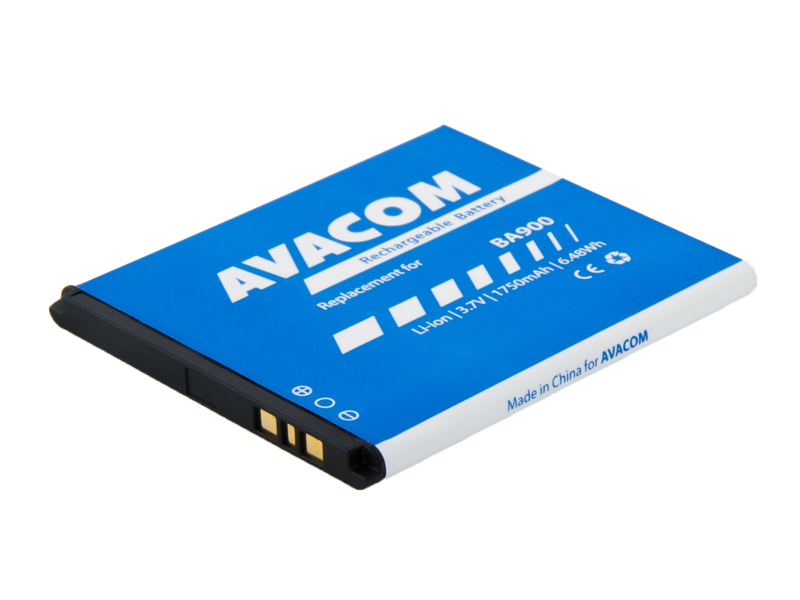 Baterie AVACOM GSSE-BA900-1750 do mobilu Sony Xperia L Li-Ion 3,7V 1750mAh, (náhrada BA900)