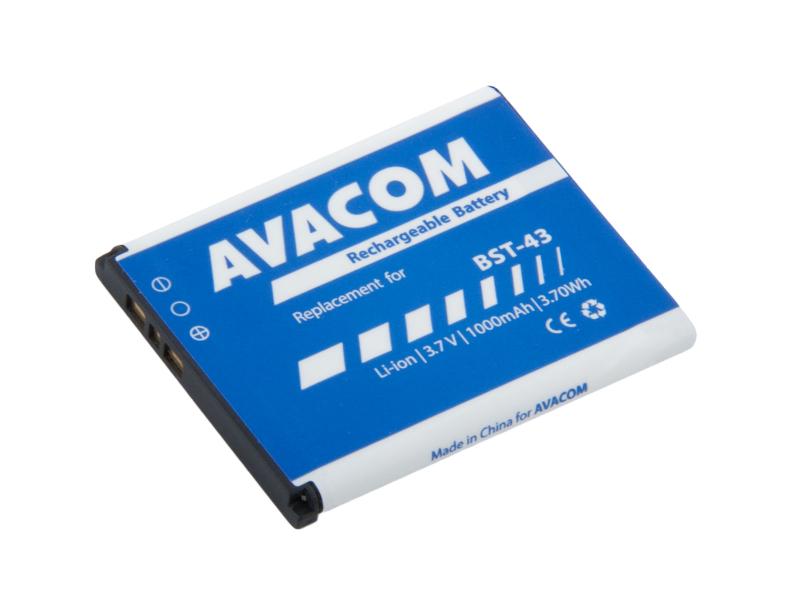 Baterie AVACOM GSSE-U100-S1000A do mobilu Sony Ericsson U100, Elm Li-Ion 3,7V 1000mAh