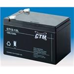 Baterie - CTM CT 12-12L (12V/12Ah - Faston 250), životnost 5let CT12-12L