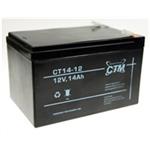 Baterie - CTM CT 12-14 (12V/14Ah - Faston 250), životnost 5let CT12-14