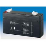 Baterie - CTM CT 6-1,3 (6V/1,3Ah - Faston 187), životnost 5let CT6-1,3