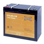 Baterie - CTM CTL 55-12 (12V/55Ah - M6), životnost 10-12let CTL12-55
