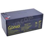 Baterie Long 12V 3Ah olověný akumulátor F1 PBLO-12V003-F1