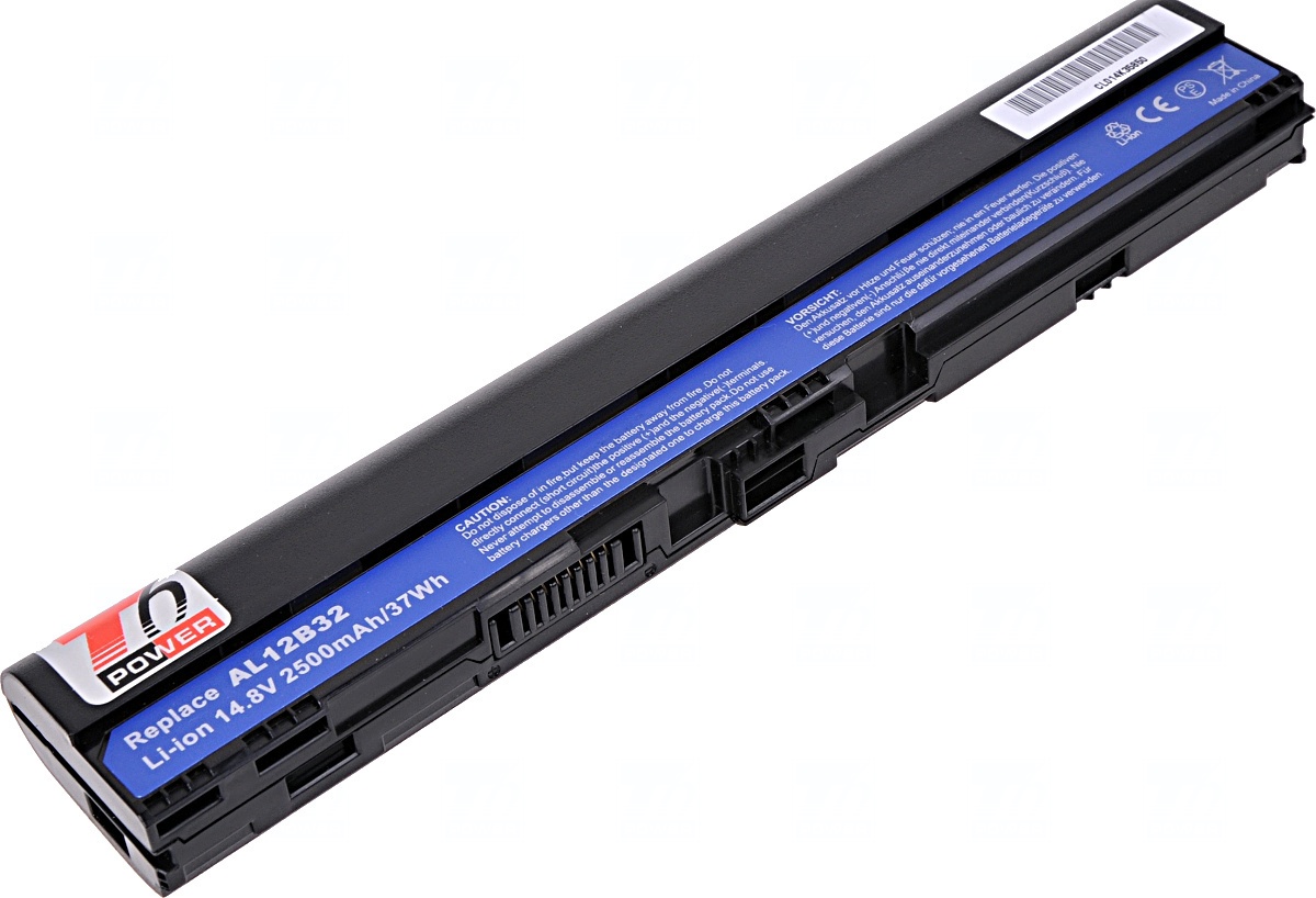 Baterie T6 power Acer Aspire One 725, 756, V5-121, V5-131, V5-171, TravelMate B113-E, 4cell, 2500mAh NBAC0076
