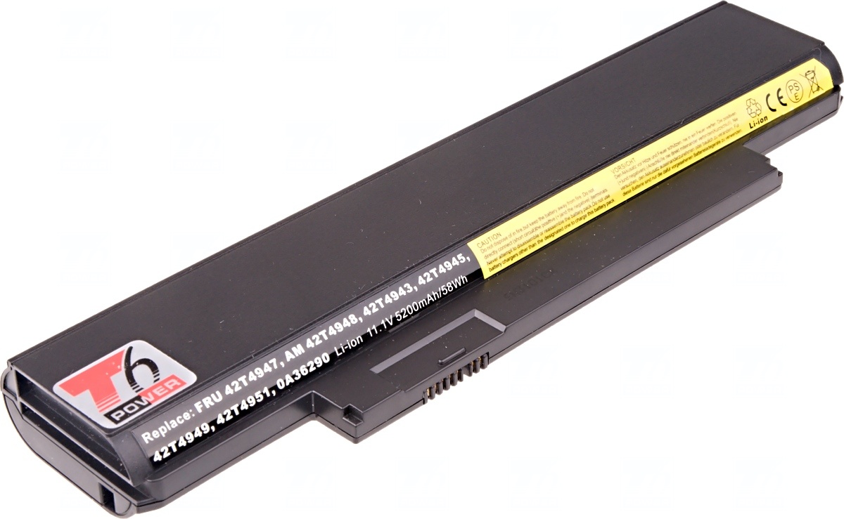 Baterie T6 power Lenovo ThinkPad Edge E120, E125, E320, E325, X121e, X130e, X131e, 6cell, 5200mAh NBIB0099