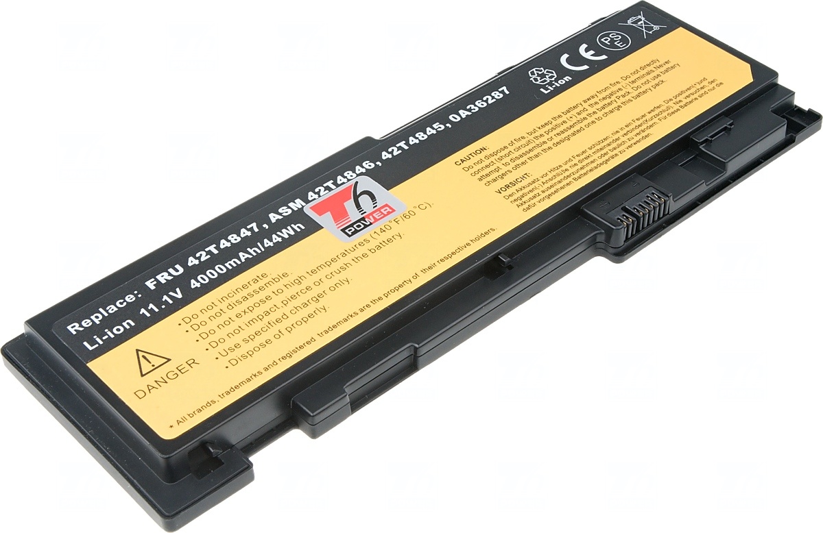 Baterie T6 power Lenovo ThinkPad T420s, 6cell, 3900mAh NBIB0103