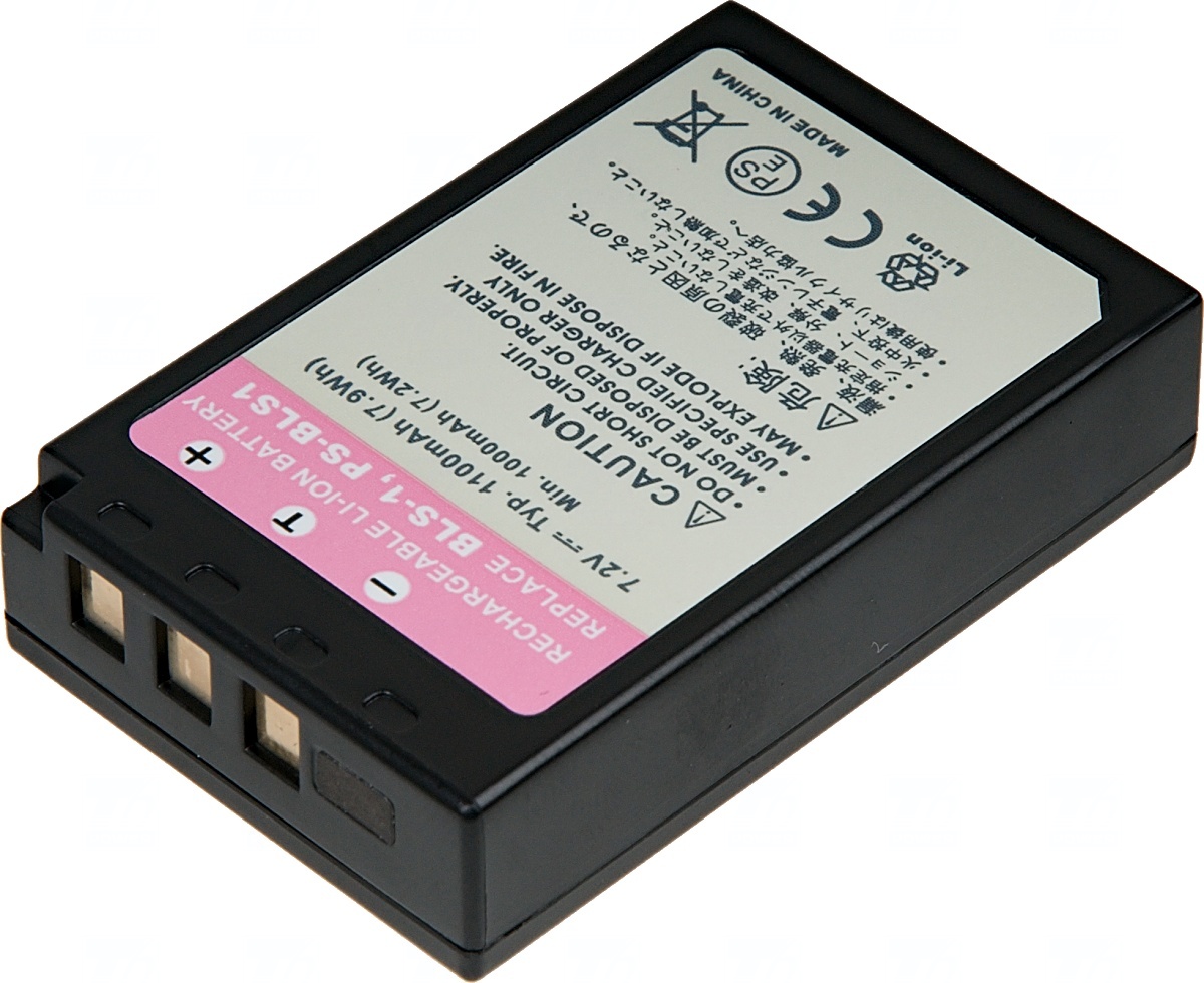 Baterie T6 power Olympus PS-BLS1, 1100mAh, černá DCOL0008