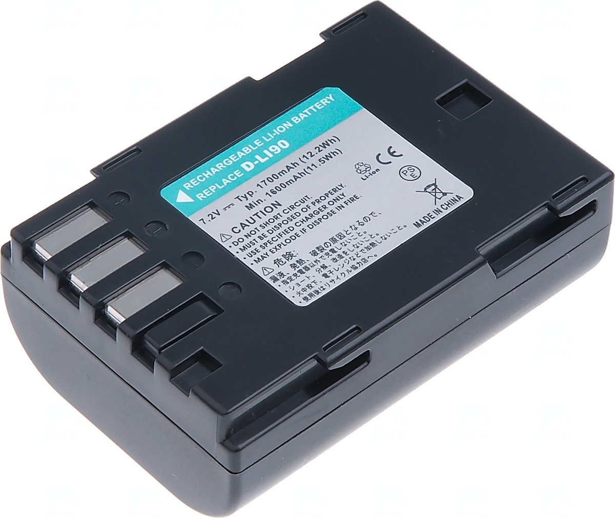 Baterie T6 power Pentax D-Li90, 1700mAh, černá DCPE0001