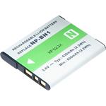 Baterie T6 power Sony NP-BN1, 650mAh, 2,3Wh, šedá DCSO0027
