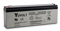 Baterie - YUVOLT Y2.3-12FR (12V; 2,3Ah; faston F1-4,7mm; životnost 3-5let) 15066