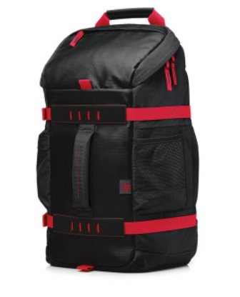 Batoh na notebook 15,6&quot;, Odyssey Sport Backpack, čierno-červený z polyesteru, HP X0R83AA