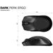 Be quiet! myš DARK PERK Ergo / bezdrátová / ultralehká / PixArt PAW3950 / výdrž 110 hodin /ergonomická / IO center BM007